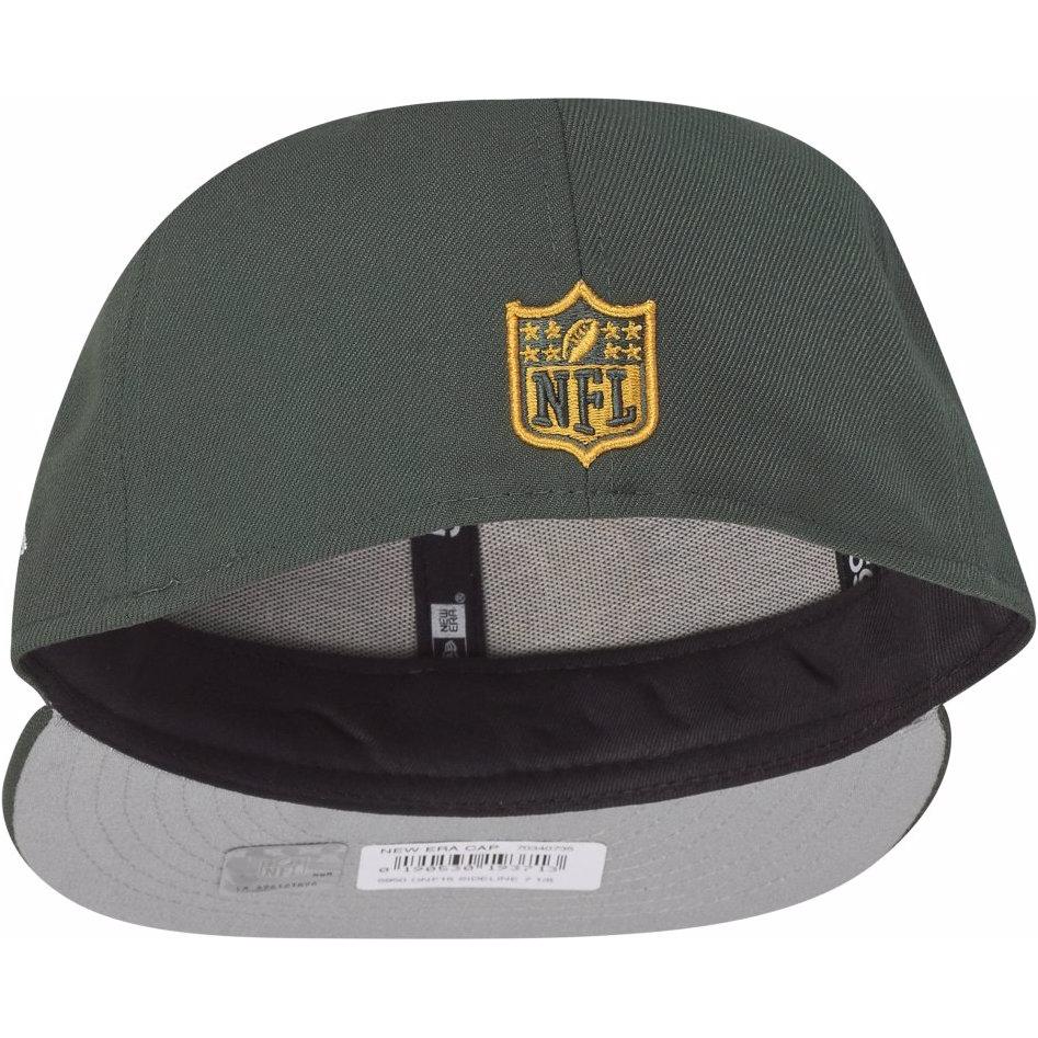 Thumbnail - New Era, Herren, Cap, 59Fifty NFL On Field Green Bay Packers Celtic, Grün, (7)