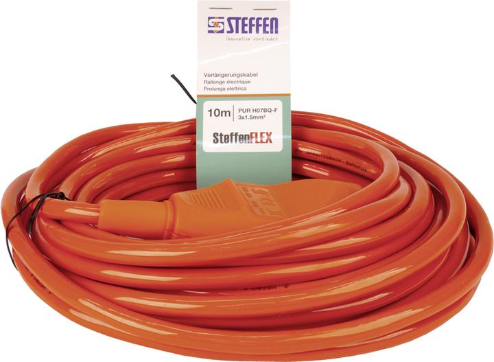 Image du produit Steffen SteffenFLEX Verlängerungskabel PUR 3x1.5mm2 10m T12-T13 or (10 m, Type 13)