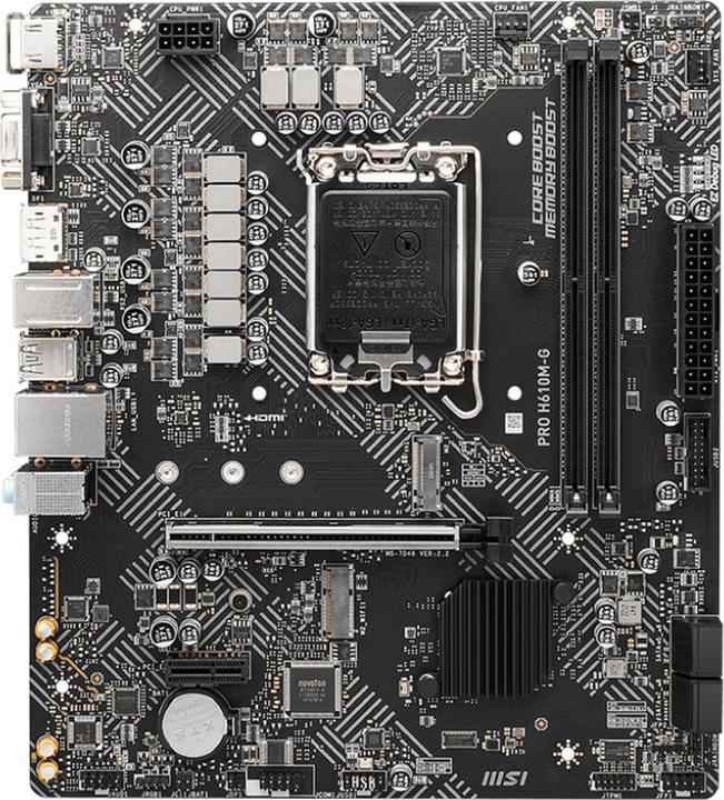 Produktbild MSI PRO H610M-G (LGA 1700, Intel H610, mATX)