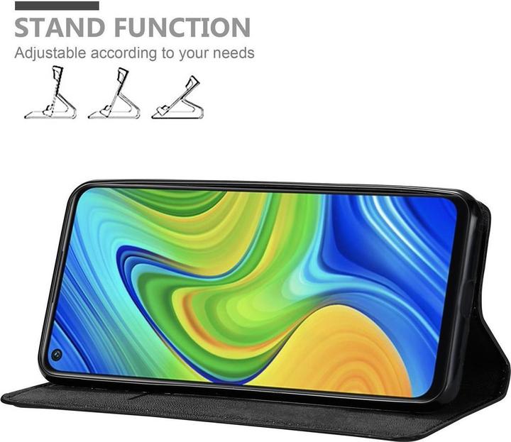 Productafbeelding Cadorabo Boek Onzichtbare Magneethoes (Xiaomi Redmi Note 9)