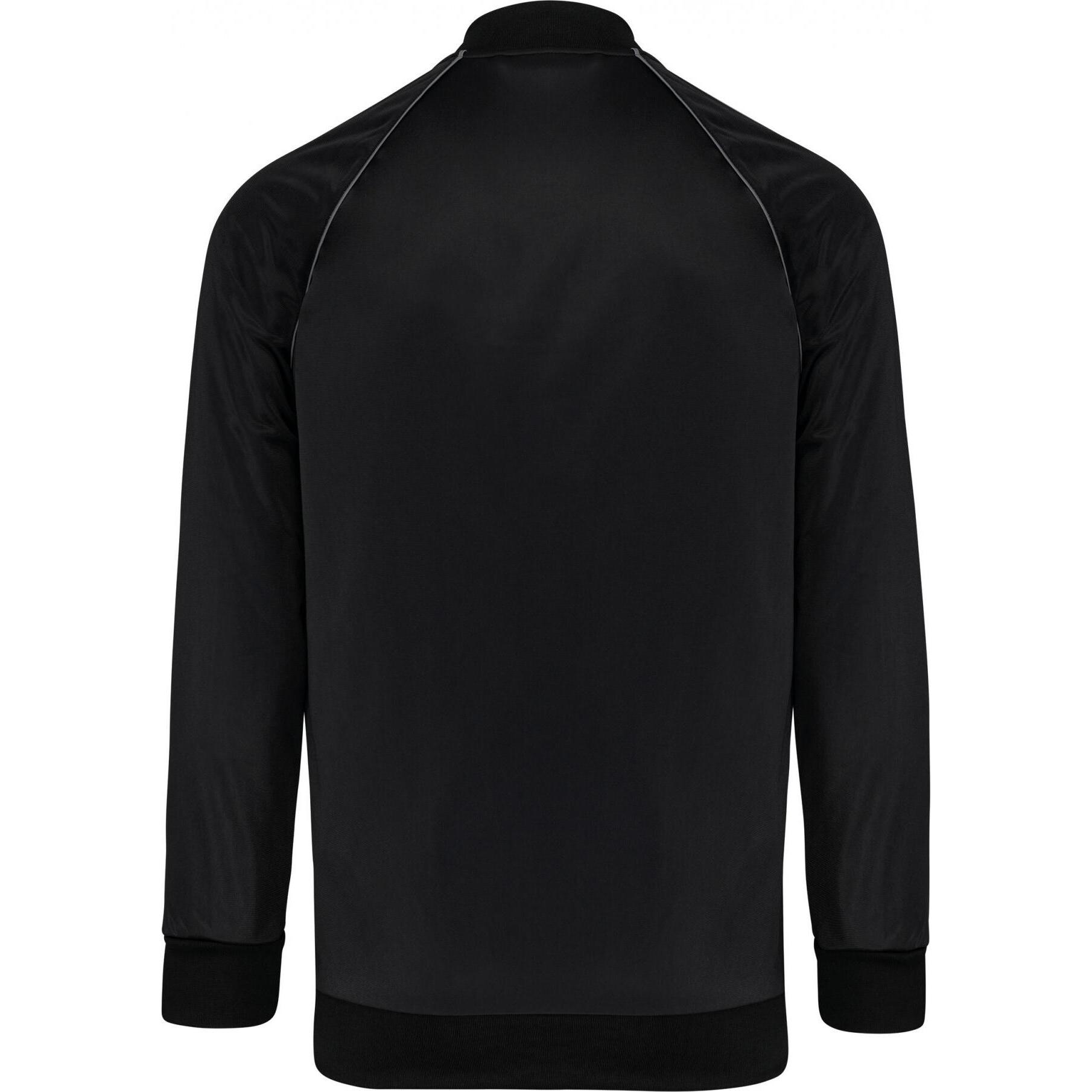 Thumbnail - Proact, Herren, Pullover, Sweatjacke mit Reissverschluss und Einfassung, Schwarz, (4XL)