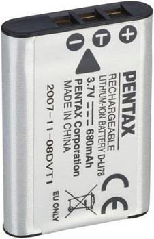 Actual product image Pentax Li-ion battery D-LI78 (Camera battery)