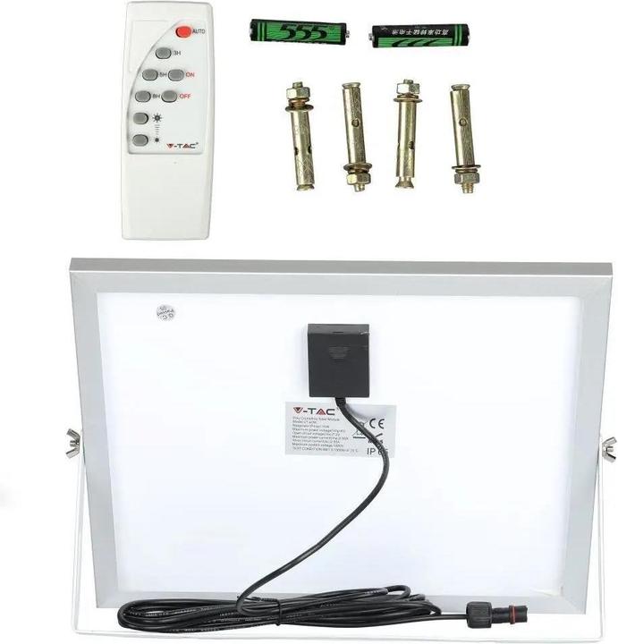Image du produit V-TAC Lampe solaire à LED Projecteur (1050 lm, IP65)