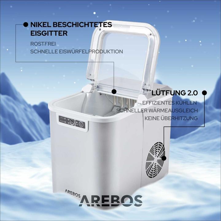 Produktbild Arebos Eiswürfelmaschine