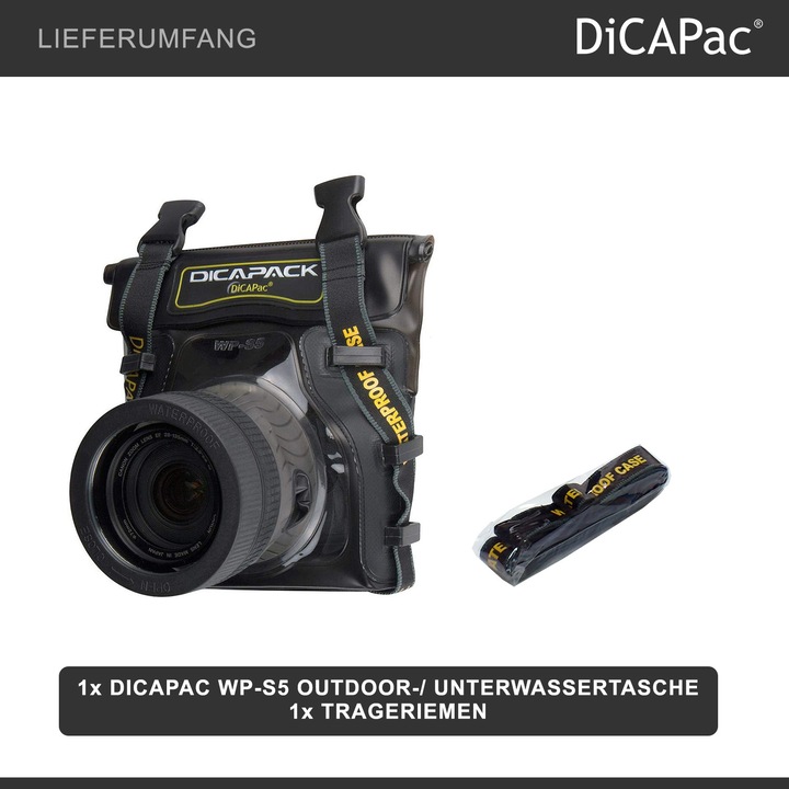 Actual product image DiCAPac Wp-S5 (Camera inner pocket, 1 l)
