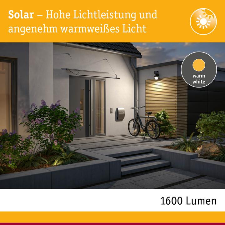 Actual product image Paulmann Lesly solar wallwasher (1600 lm, IP65)