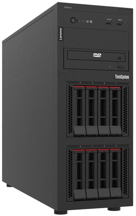 Produktbild Lenovo ThinkSystem ST250 V3, 2,6 GHz, E-2468, 32 GB, DDR5-SDRAM, 800 W, Tower (32 GB, Tower Server)