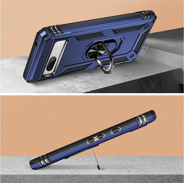 Produktbild Avizar Stossfeste Handyhülle mit Ring Series (Google Pixel 7a)