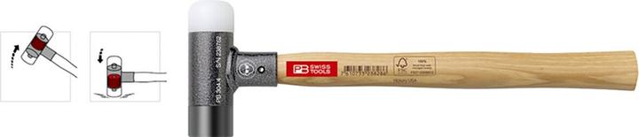 Productafbeelding PB Swiss Tools Slotenmakershamer maat 4 (530 g)