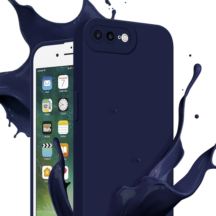 Actual product image Cadorabo Case for Apple iPhone 7 PLUS / 7S PLUS / 8 PLUS in TPU Fluid LM162 Style (Apple iPhone 7 Plus, Apple iPhone 7s Plus)