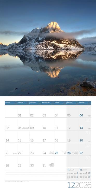 Immagine prodotto Atempause Kalender 2026 - 30x30 (30 x 30 cm)