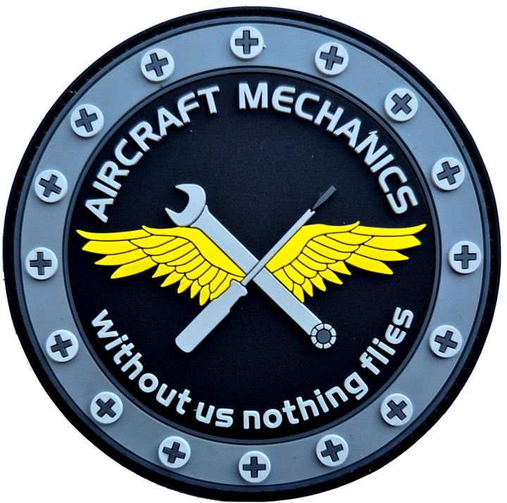 Produktbild Pinex Aircraft Mechanics PVC Rubber Abzeichen Patch
