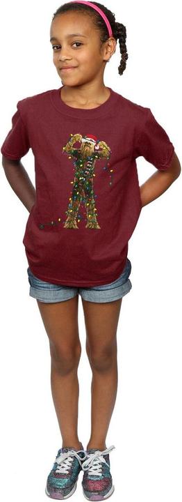 Immagine prodotto Star Wars Chewbacca Christmas Lights Maglietta Ragazze (116)