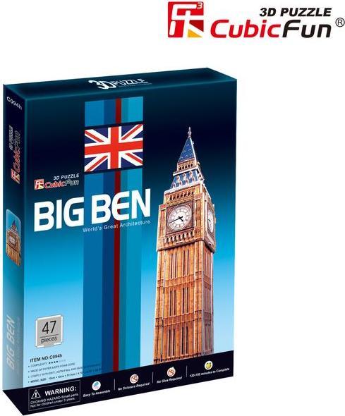Produktbild Cubicfun 3D Puzzlespiel Big Ben- (44 Teile)