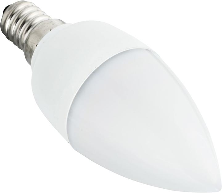 Produktbild Müller Licht LED Kerzenform 5,5W (40W) E14 470lm 180° 2700K, dimmbar, Weiss (E14, 470 lm, 1x)