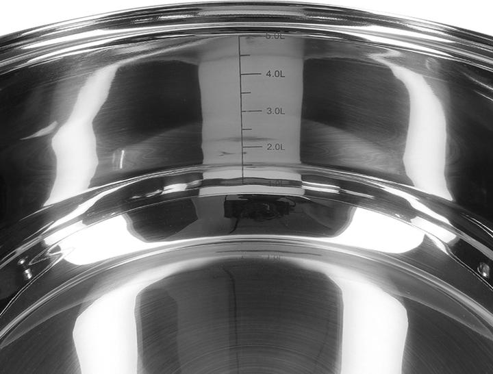 Actual product image Cheffinger 5er-Set Kochtöpfe 20/24/26/28/30 cm (Roman pot, Stainless steel)