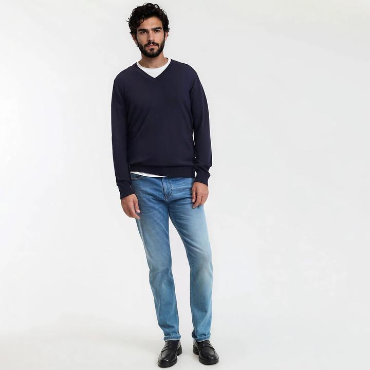 Produktbild La Redoute Collections Pullover mit V-Ausschnitt (L)