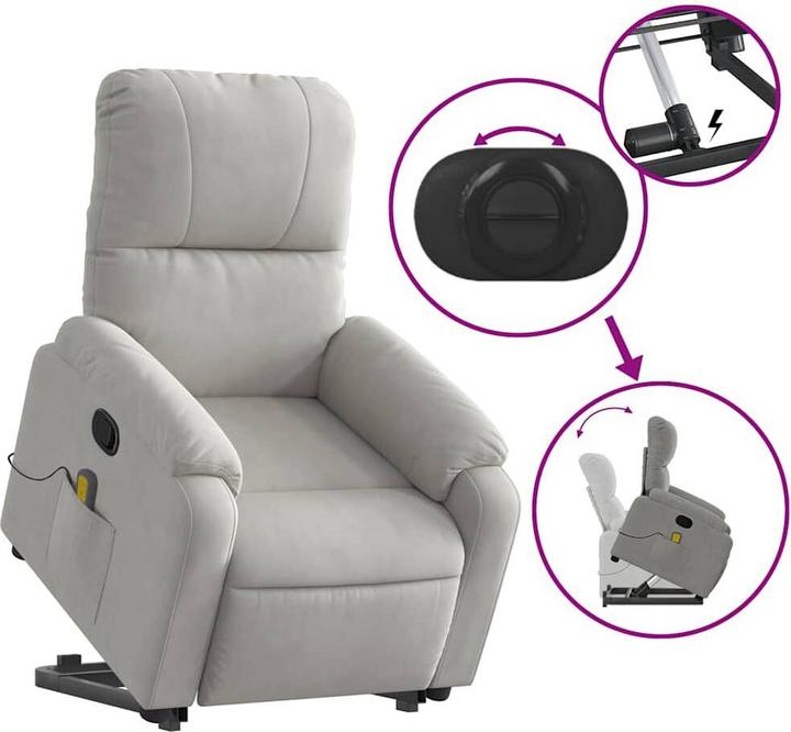 Image du produit vidaXL Massagesessel mit Aufstehhilfe