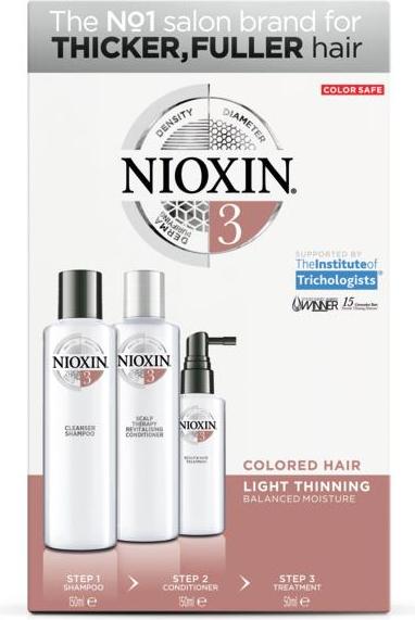 Immagine prodotto Nioxin Starter Set 3, 2x/1x50ml (350 ml, Shampoo liquido)