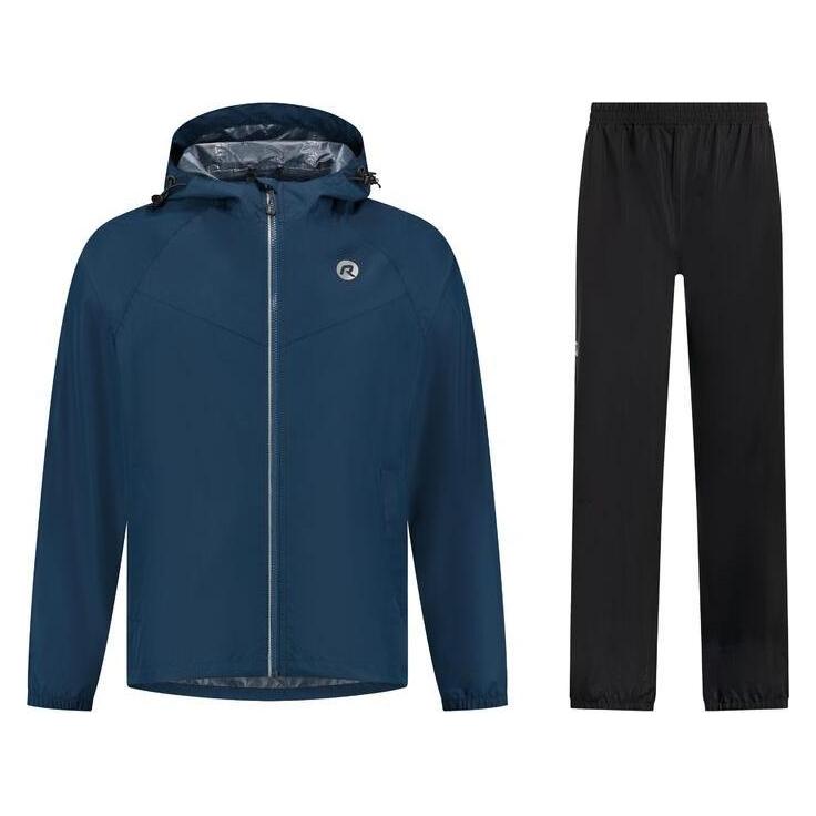 Rogelli, Unisex, Velojacke, Pendler Regenanzug (L), Blau, L