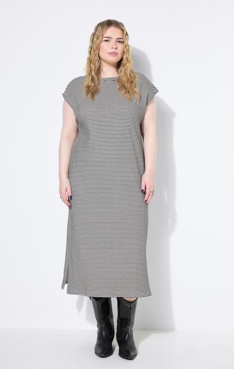 Immagine prodotto Studio Untold Abito midi in jersey dal taglio oversize con righe e spalle valorizzate (42, 44)