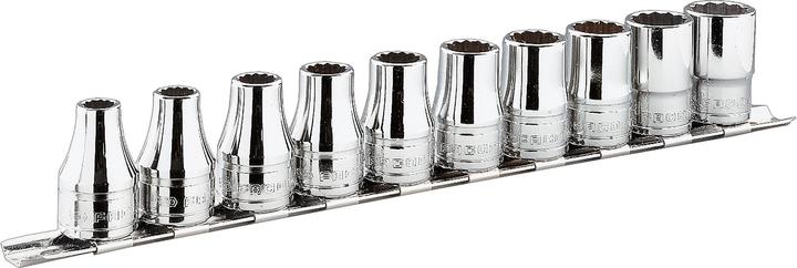 Actual product image Facom Socket set, 11 pieces, 1/4 inch, square