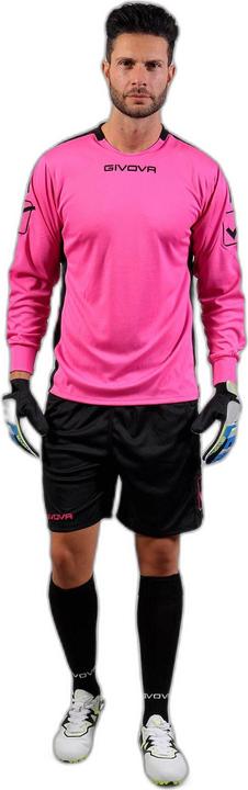 Actual product image Givova goalkeeper long sleeve jersey and shorts set hyguana (M)