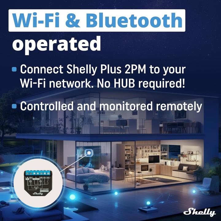 Produktbild Shelly Plus 2PM (Schaltaktor)