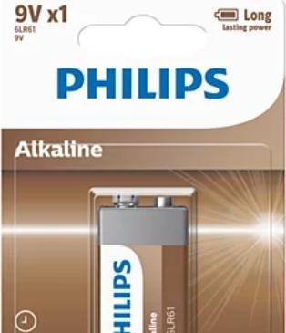 Actual product image Philips Avent Philips Entry Alkaline 9V 1-blister (1 pcs.)