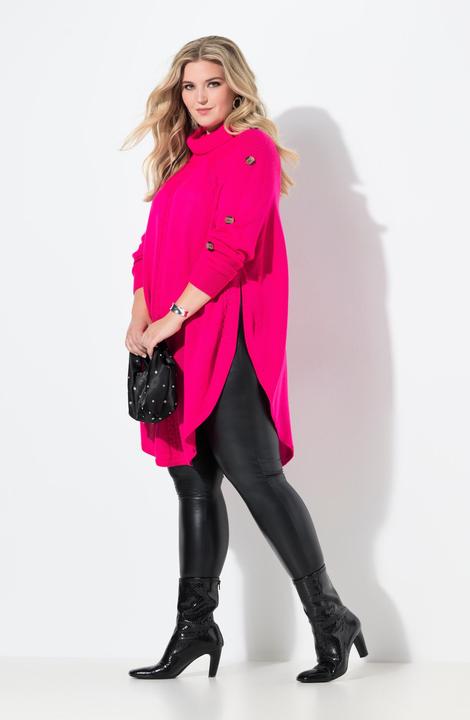 Produktbild Miamoda Pullover, Poncho-Style, Zopfmuster, Zipfelsaum (50, 52)