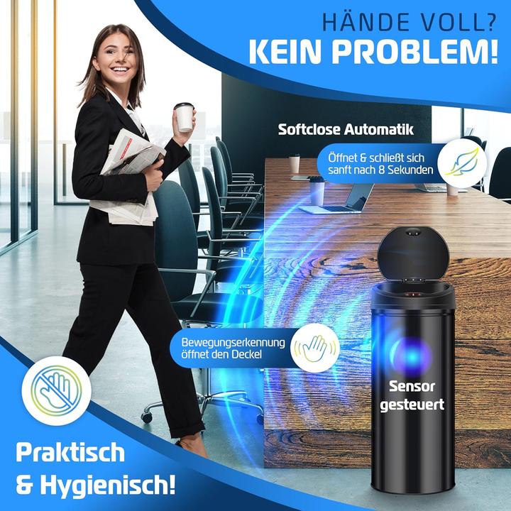 Produktbild Kesser Abfalleimer mit Sensorautomatik (30 l)