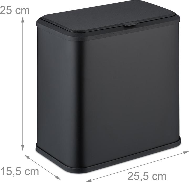 Image du produit Relaxdays Poubelle-salle-bain (5 l)