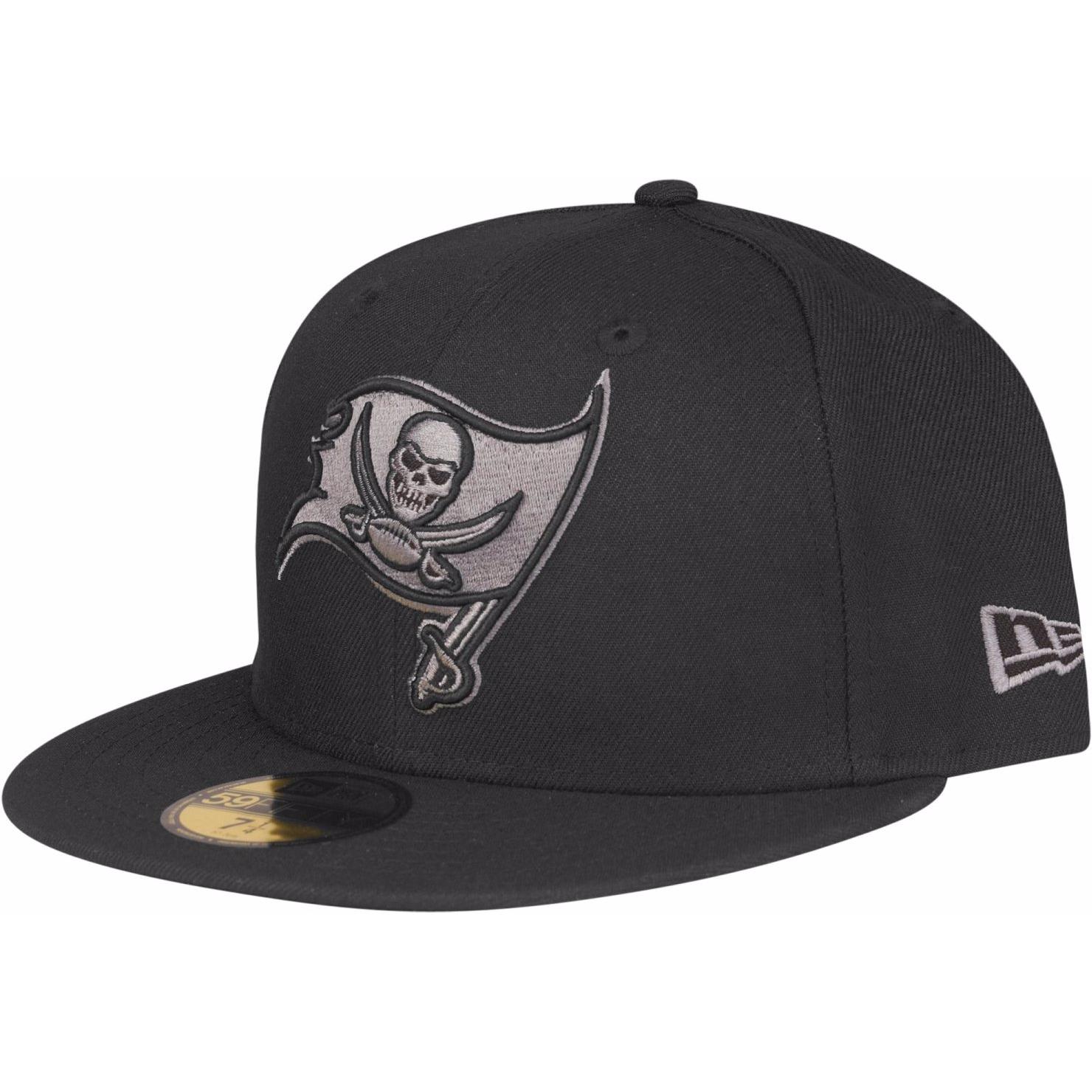 New Era, Herren, Cap, 59Fifty NFL Tampa Bay Buccaneers, Schwarz, (6 7/8)