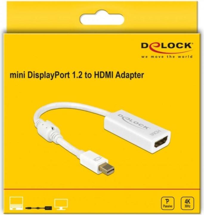 Produktbild Delock Mini DisplayPort — HDMI (Typ A) (Mini DP, 20 cm)
