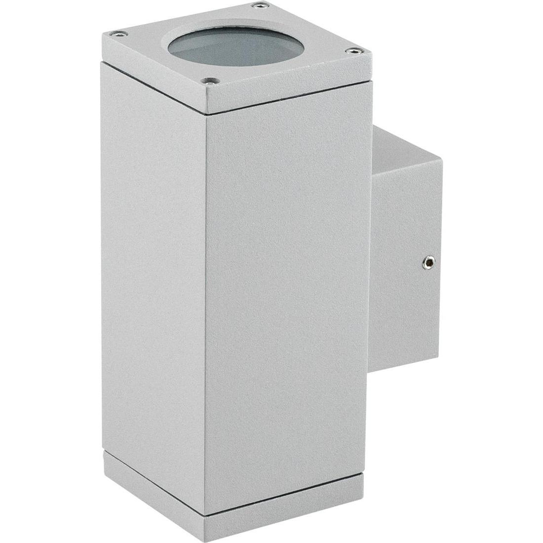 EVN, Illuminazione esterna, 485015N argento Lampada da parete in alluminio IP54 2x11W (GU10, IP54)