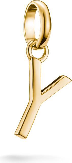Immagine prodotto Thomas Sabo Charm-Anhänger Buchstabe Y Connect vergoldet (Argento 925)
