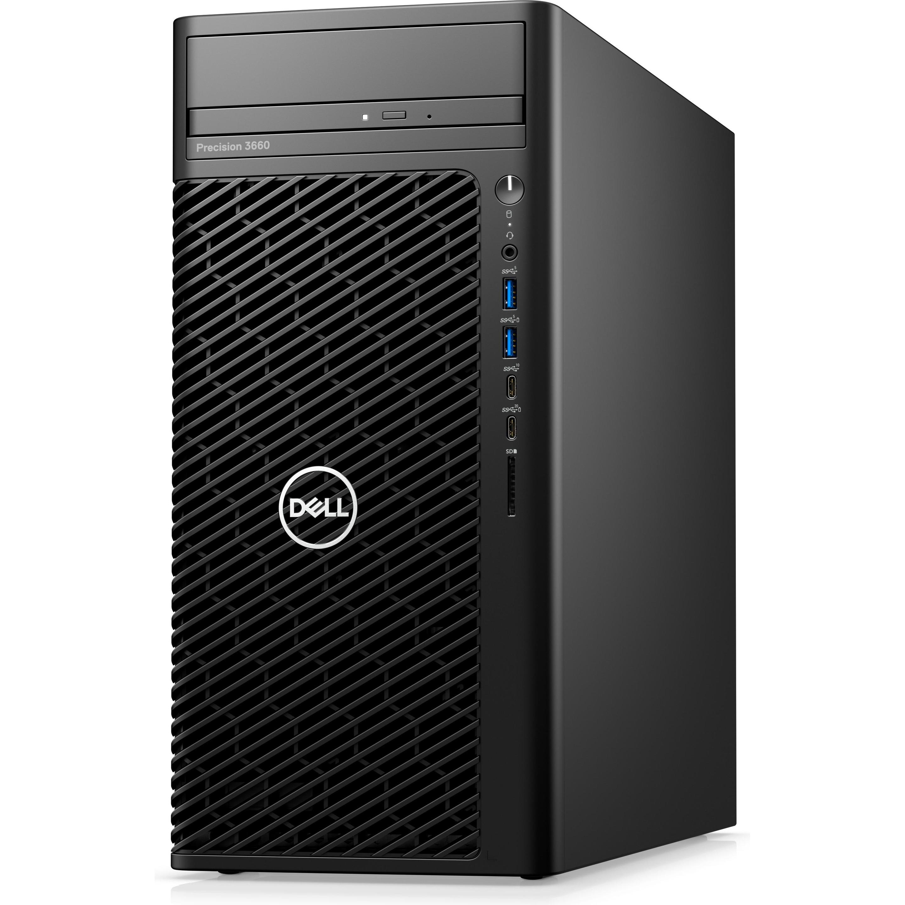 Dell Precision 3660 Tower Intel Core? i7 i7-13700 32 GB DDR5-SDRAM 1 TB SSD NVIDIA T1000 Windows 11 