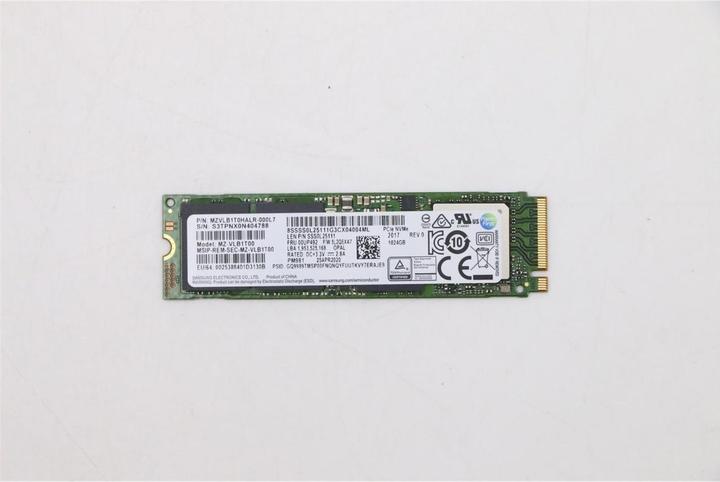 Actual product image Lenovo SSD M.2 2280 PCIe NVMe (1024 GB, M.2 2280)