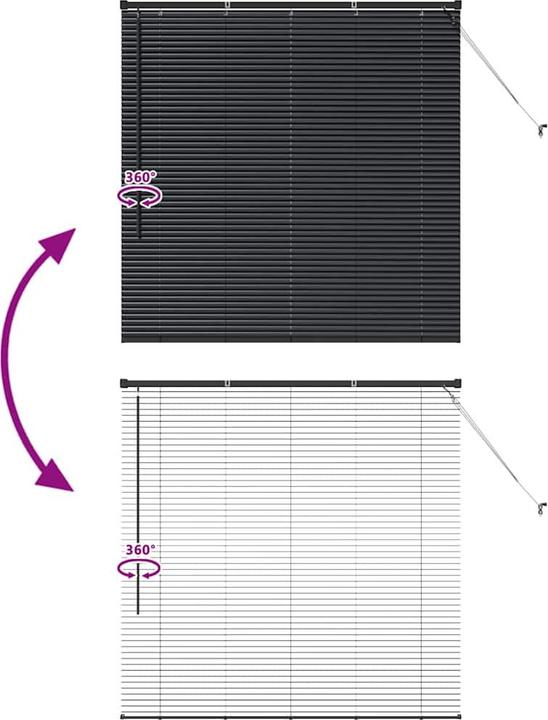 Produktbild vidaXL Balkenjalousien (130 x 130 cm)