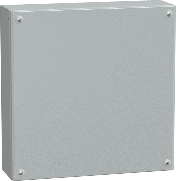 Actual product image Schneider Electric IP66 Mild Steel enclosure 400x400x120mm (40 cm, 12 cm)