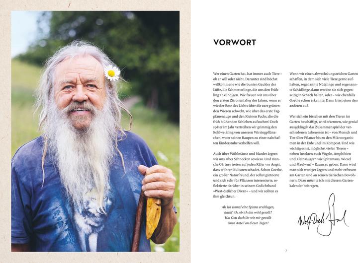 Produktbild Mein Gartenkalender 2026 (Deutsch, Wolf-Dieter Storl, 2025)