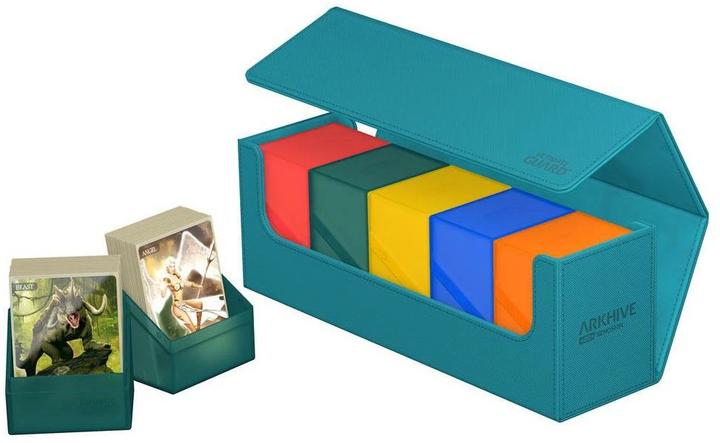 Produktbild Ultimate Guard Kartenbox XenoSkin Arkhive Monocolor 400+ Petrolblau