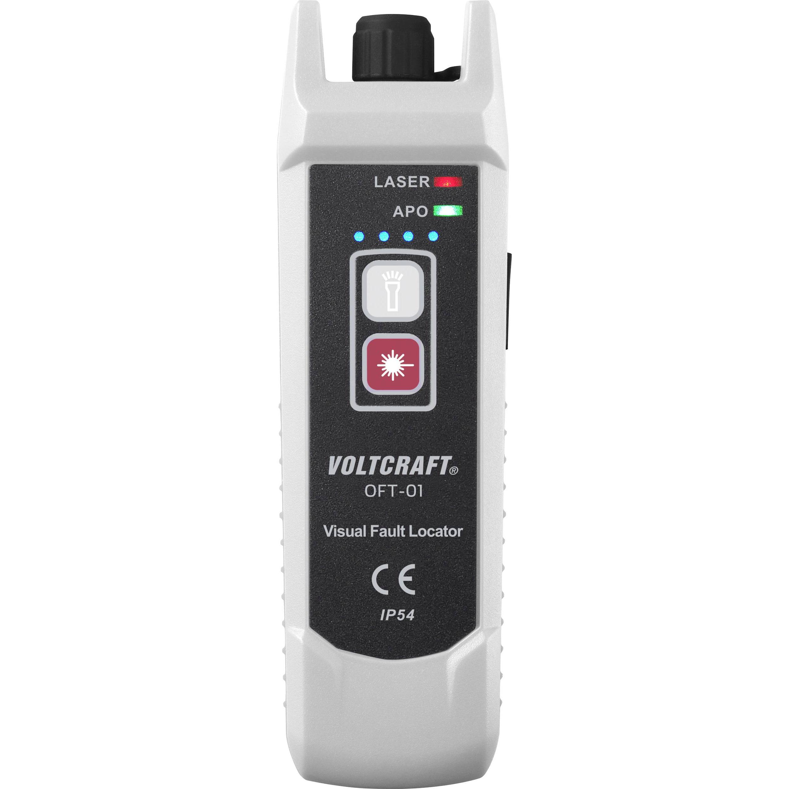 Voltcraft, Multimetro, Tester per fibre di vetro OFT 01 GFASER TESTING DEVICE