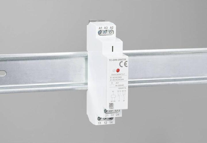 Produktbild Tru Components TC-GR8-208/230 Hilfsschalter 2 Wechsler 24 V/AC, 24 V/DC, 230 V