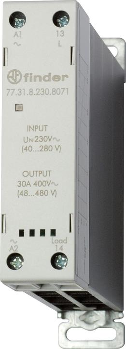 Produktbild Finder Relay, solid state 30A 1NO, 230vac