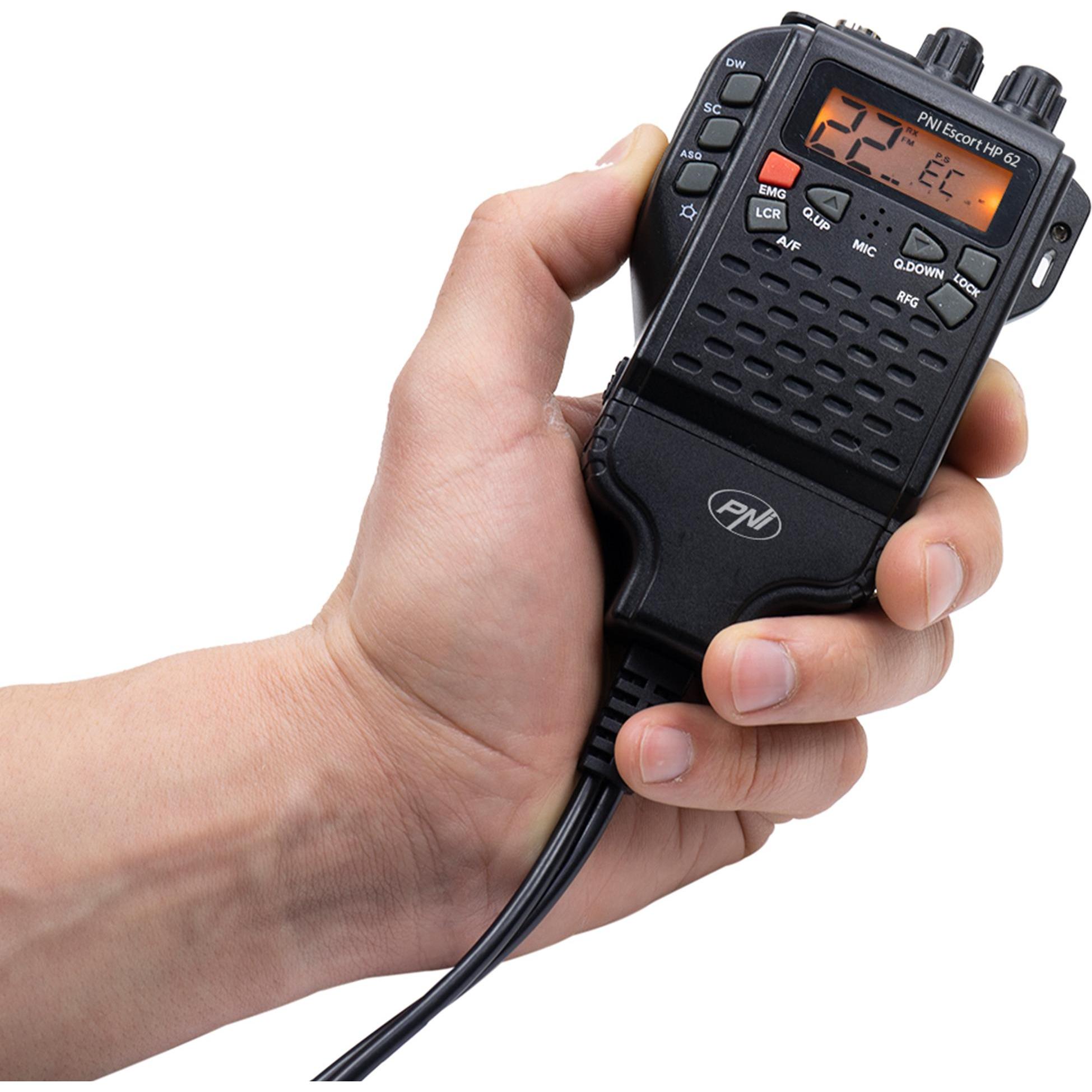 Thumbnail - PNI CB-Funkpaket Escort HP 62 und Zubehörpaket PB-HP62 Li-Ion 1500 mAh Akku im Lieferumfang enth, Walkie-Talkie