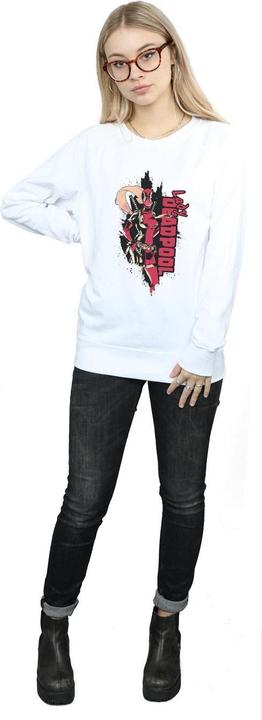Actual product image Womens/Ladies Deadpool Lady Deadpool Sweatshirt (M)