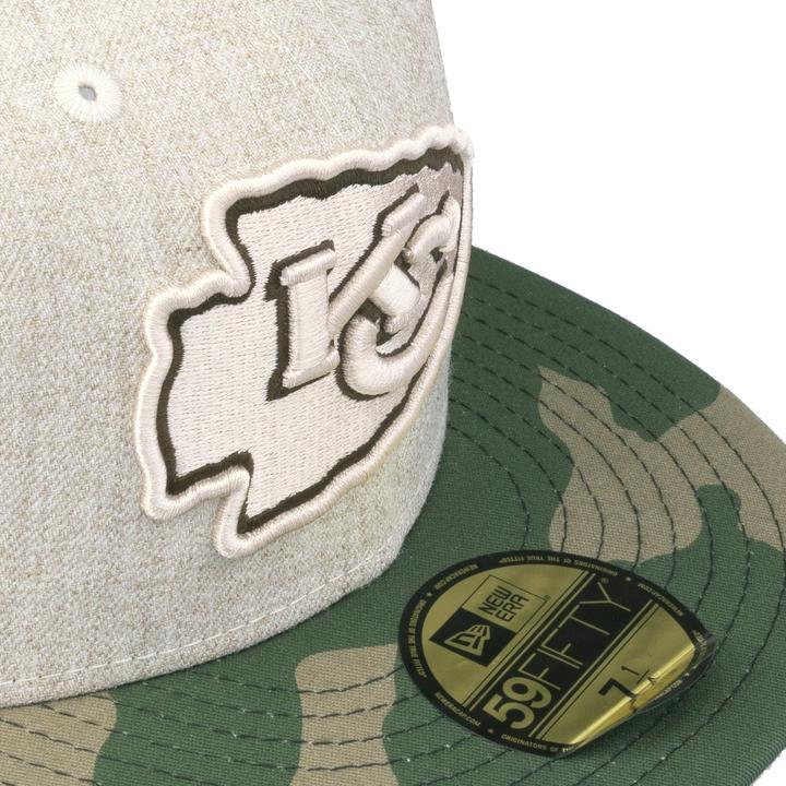 Actual product image New Era 59Fifty Heather Oat Kansas City Chiefs (7 1/8)