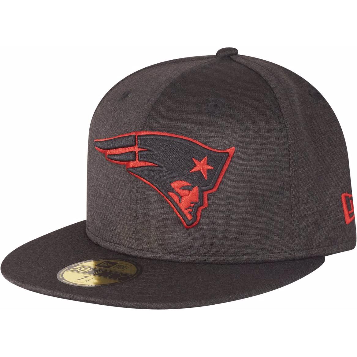 New Era, Herren, Cap, 59Fifty Shadow Tech NFL New England Patriots, Schwarz, (7)