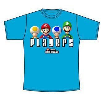 Bioworld Merchandising, Shirt, Nintendo Players blau, (L)